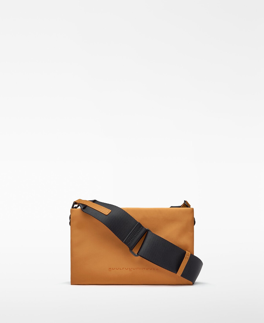 bandolera pequeña de nailon bicolor para mujer