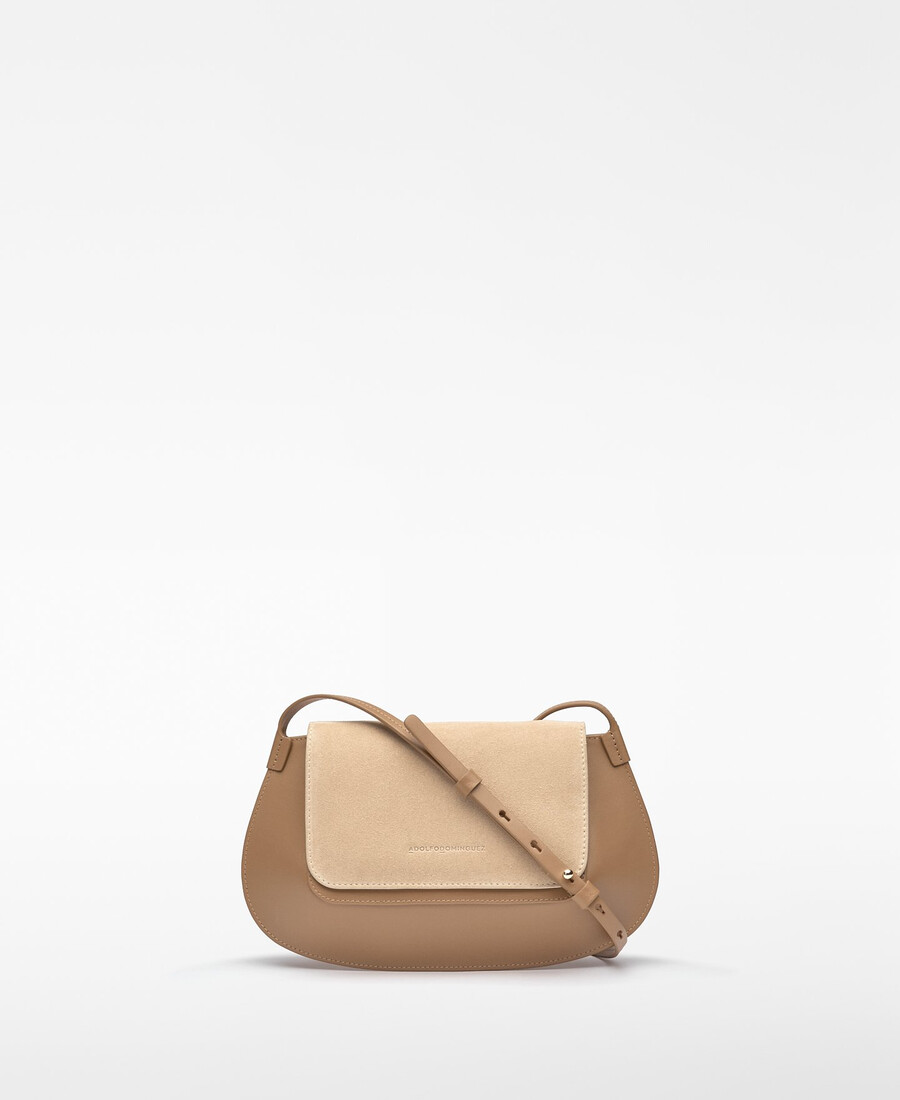 mini bolso bandolera de ante dorna para mujer