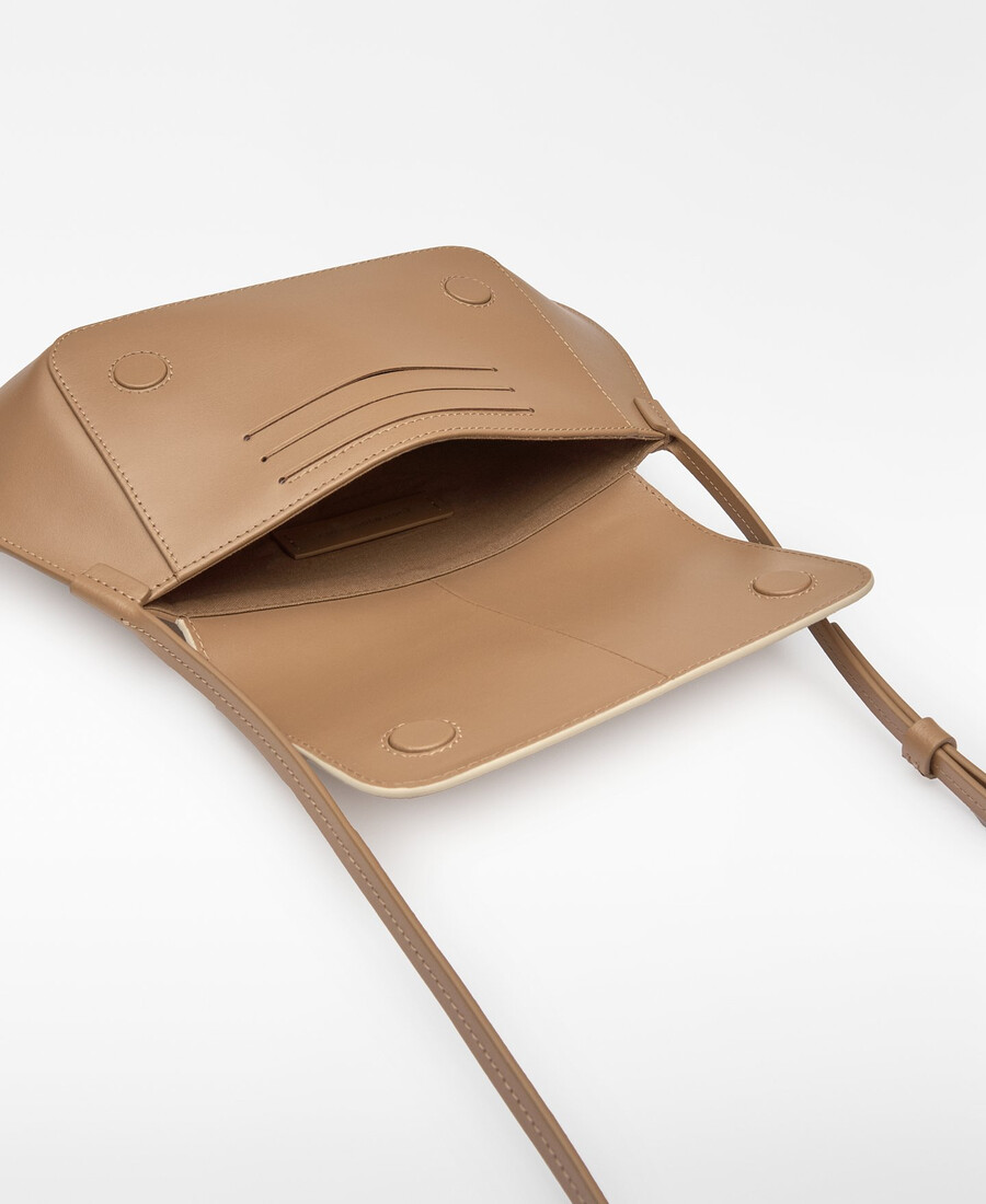 mini bolso bandolera de ante dorna para mujer