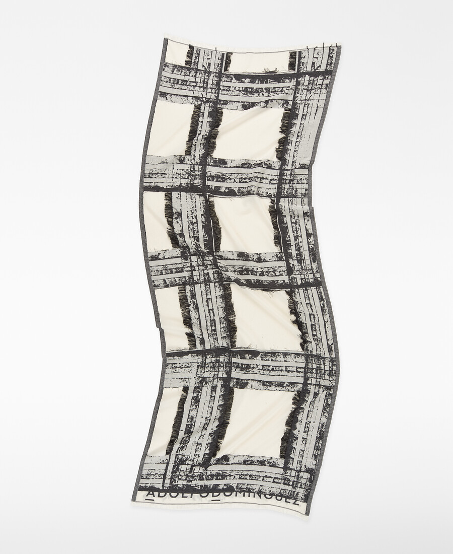 chal estampado de algodón orgánico para mujer