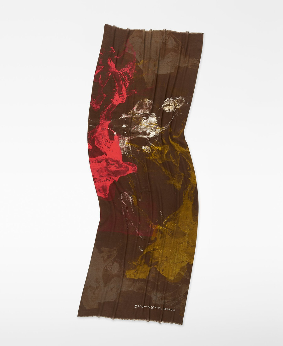 chal estampado mujer