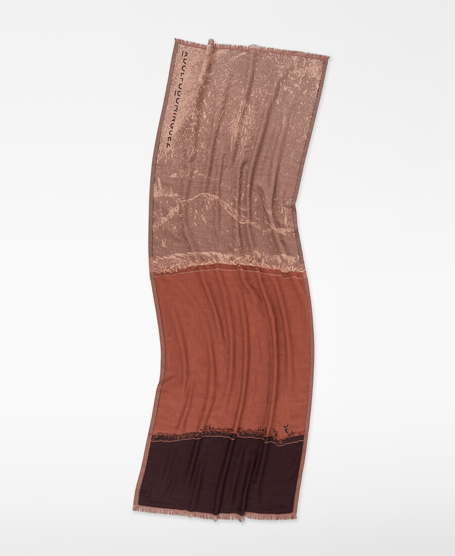 chal estampado jacquard mujer