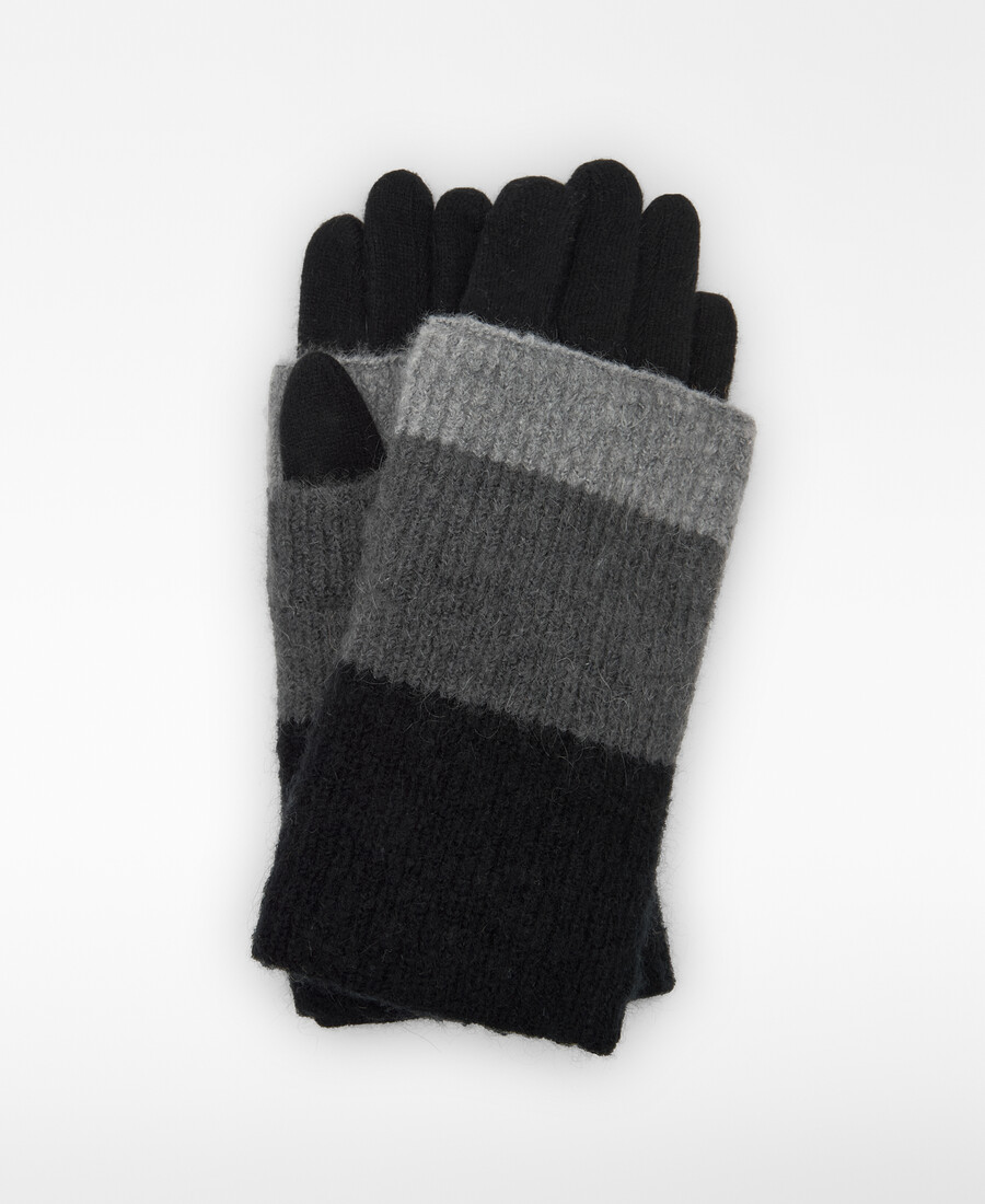 guantes de punto convertibles para mujer