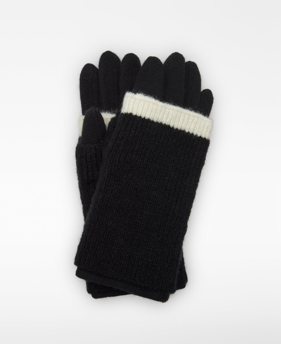 guantes de punto convertibles para mujer