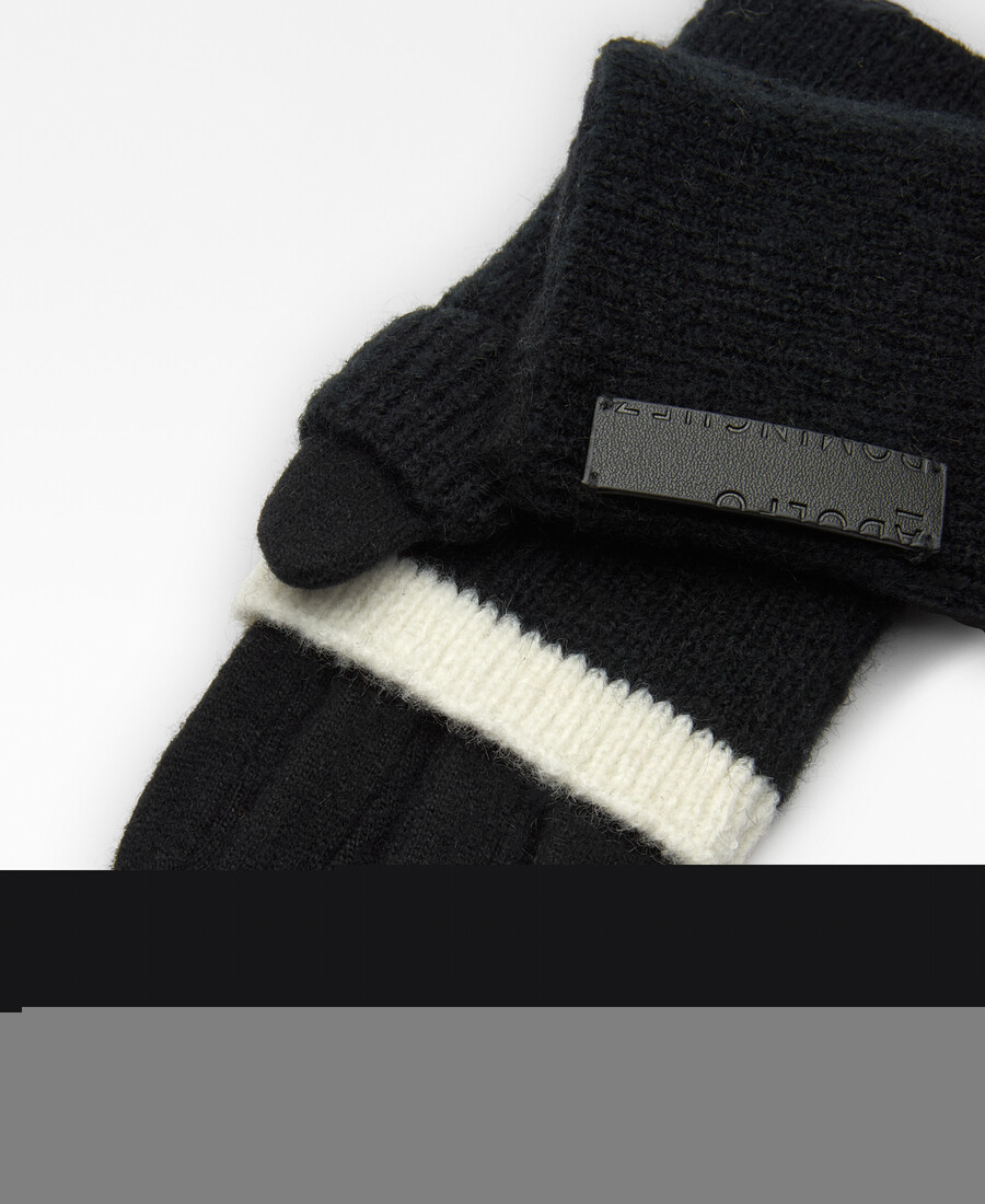 guantes de punto convertibles para mujer