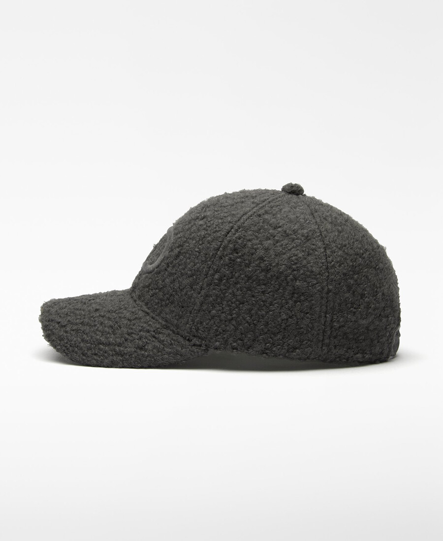 gorra texturizada con logo bordado para mujer