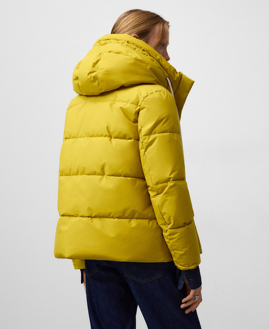 chaqueta acolchada con capucha mujer