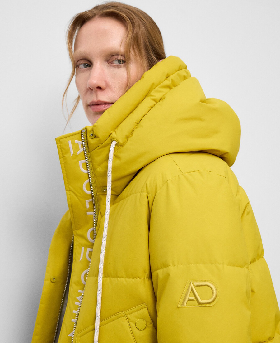 chaqueta acolchada con capucha mujer