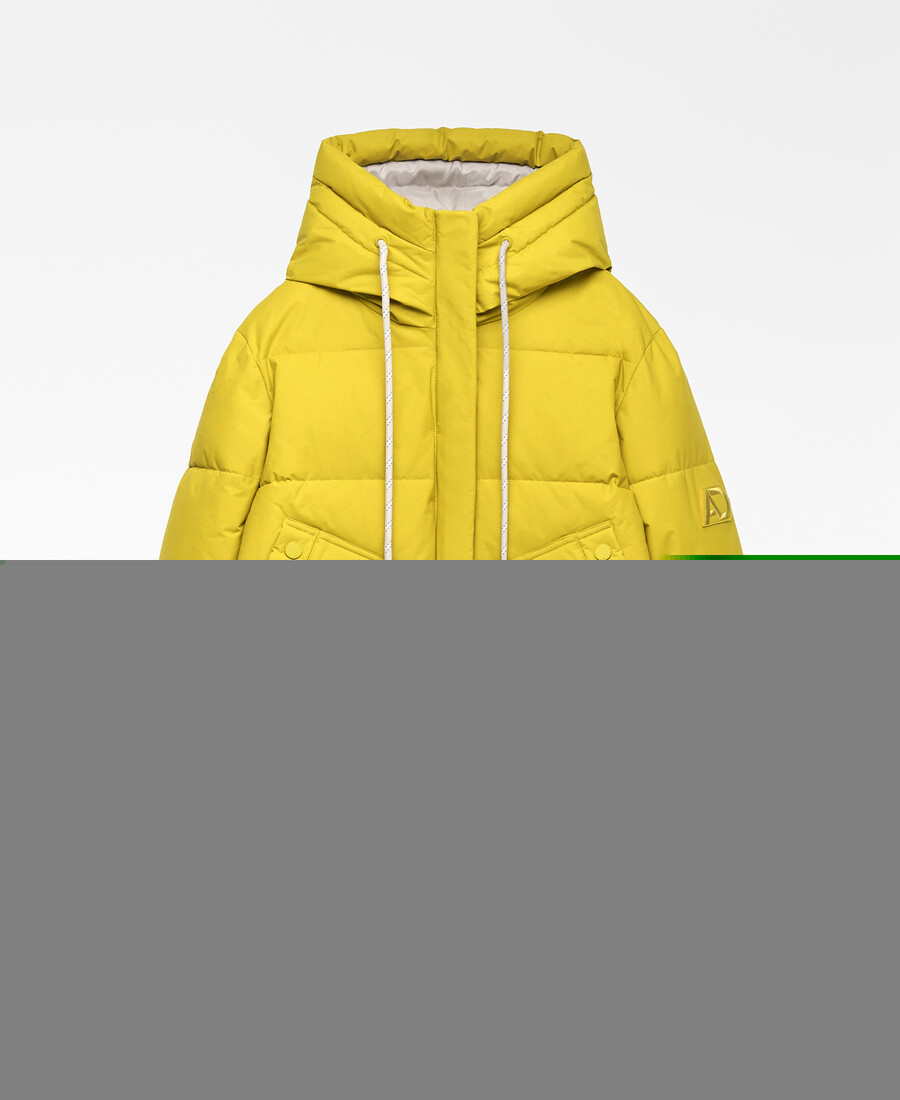 chaqueta acolchada con capucha mujer