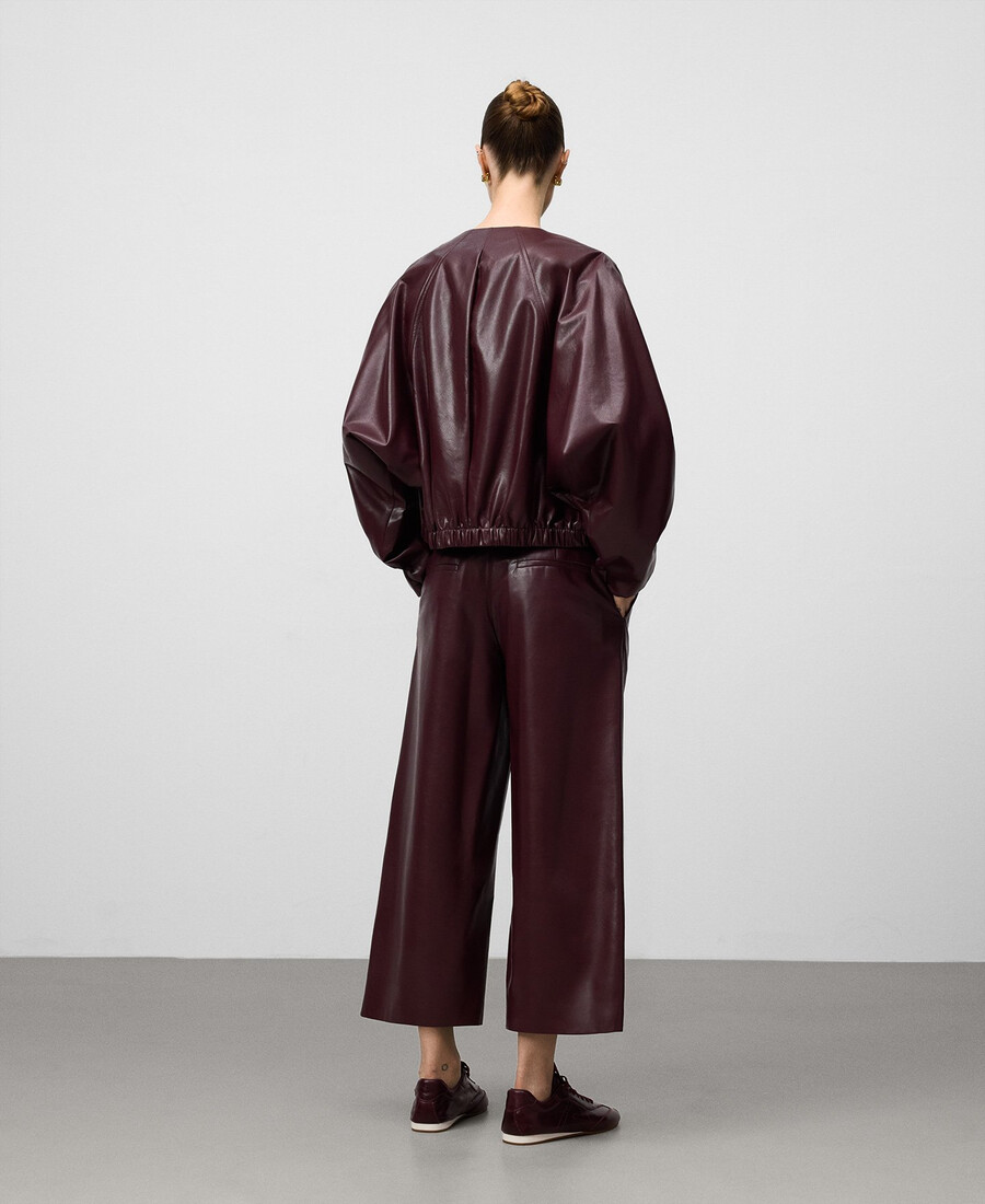 chaqueta bomber de piel y no piel para mujer