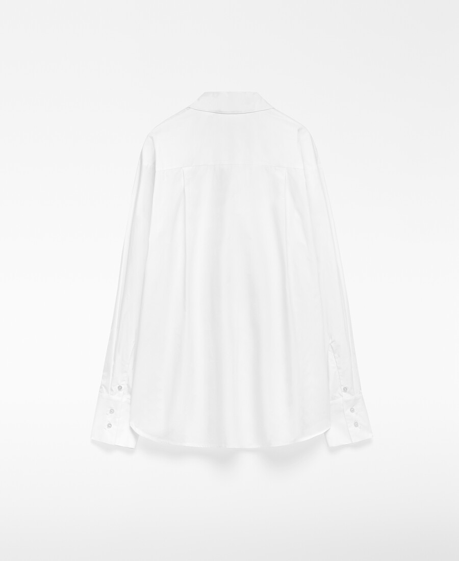 camisa con panel multiposición mujer