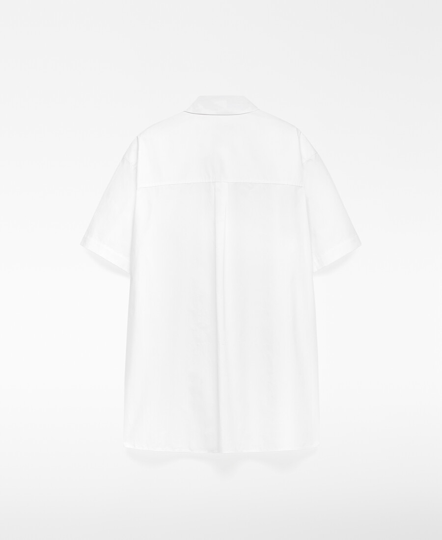 camisa oversize de algodón orgánico para mujer
