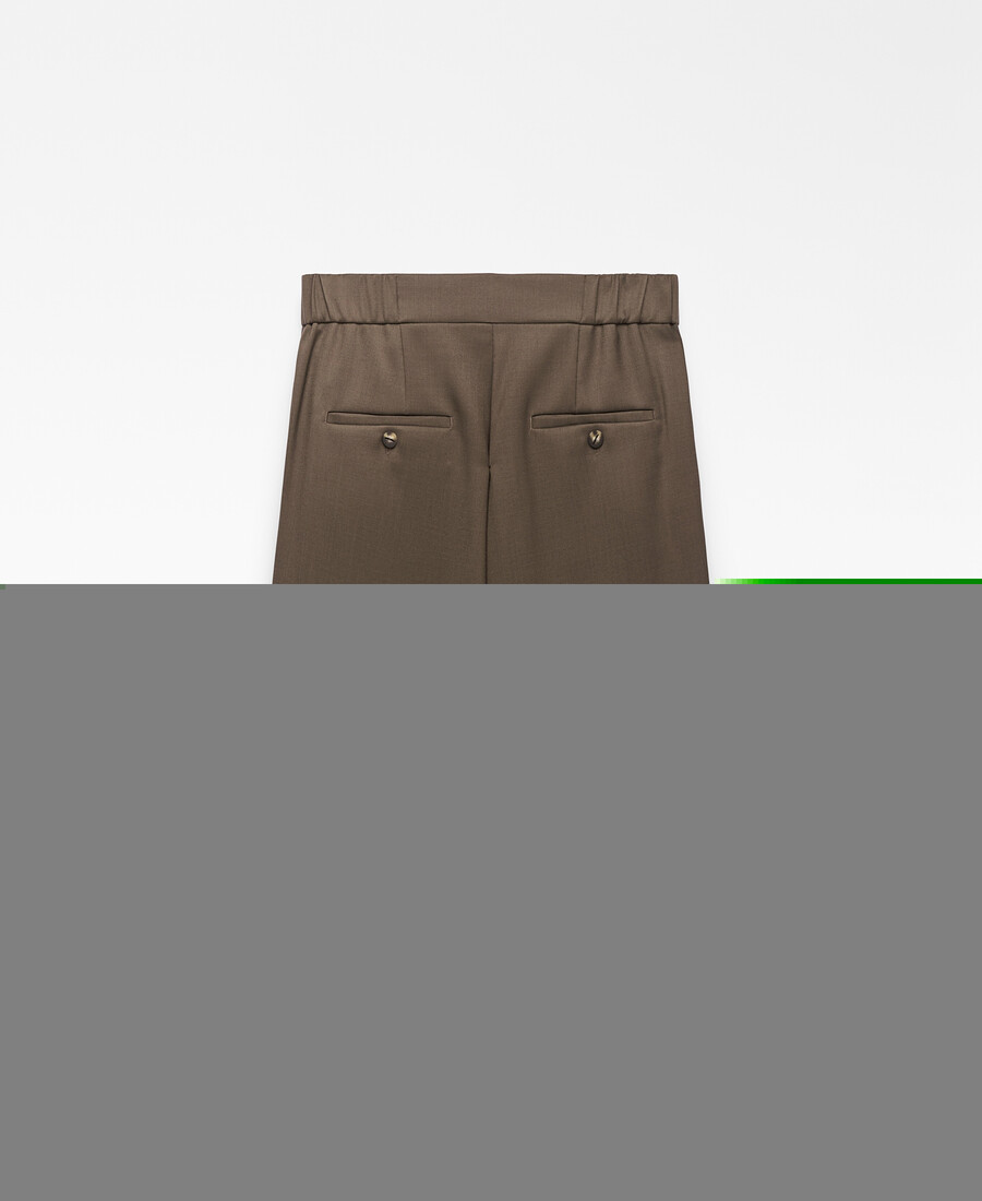 bermudas anchas de corte entallado para mujer