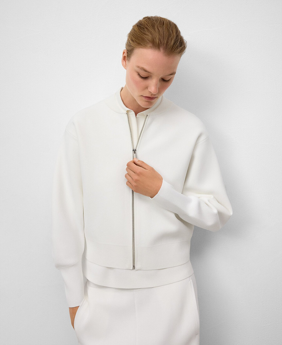 bomber de punto para mujer