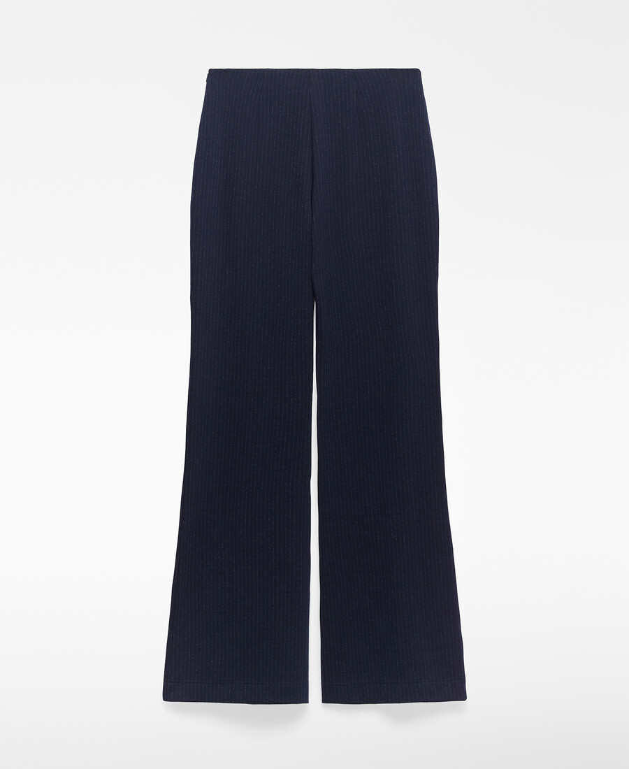 pantalón acampanado de rayas mujer