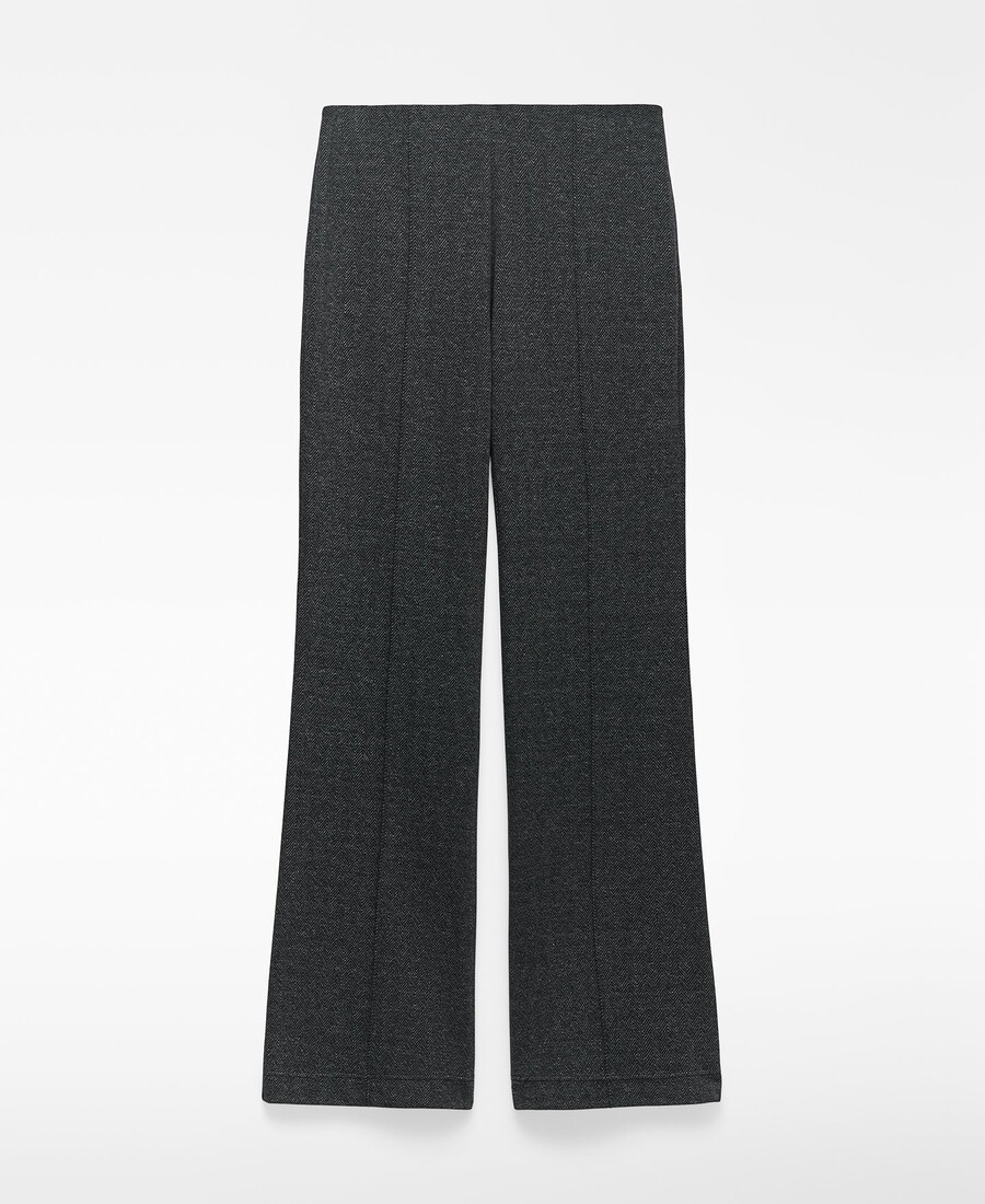 pantalones acampanados de espiga para mujer