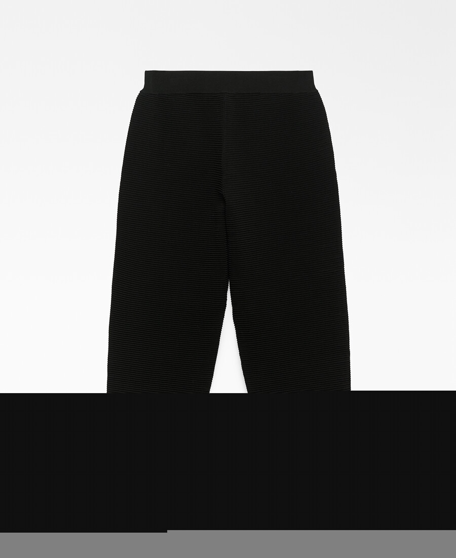 pantalón estructurado de corte barril para mujer
