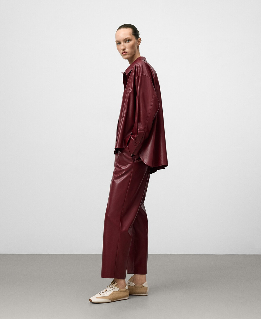 pantalón recto mujer piel-no piel