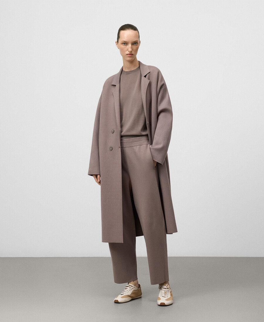 pantalón jogger de punto mujer