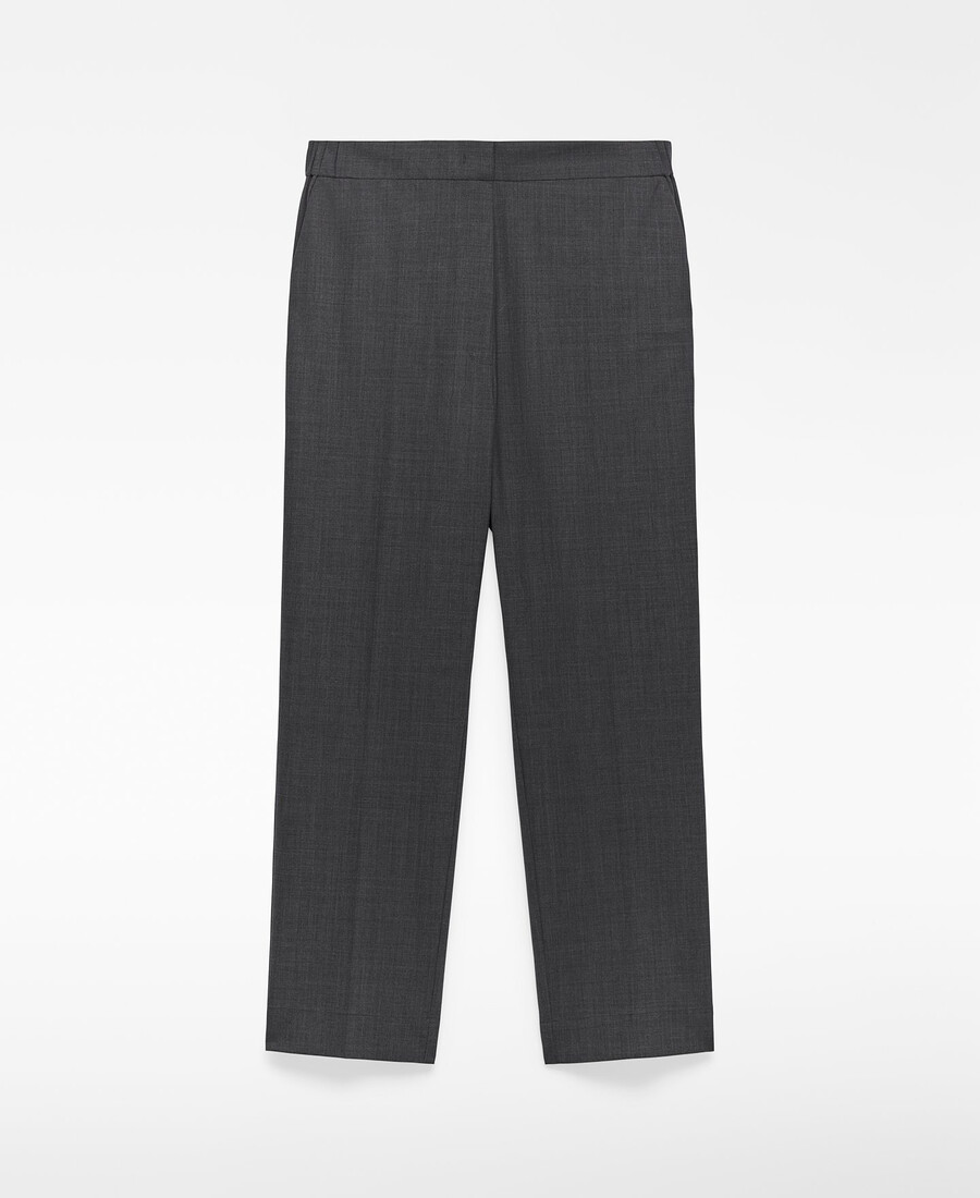 pantalón recto hasta el tobillo mujer