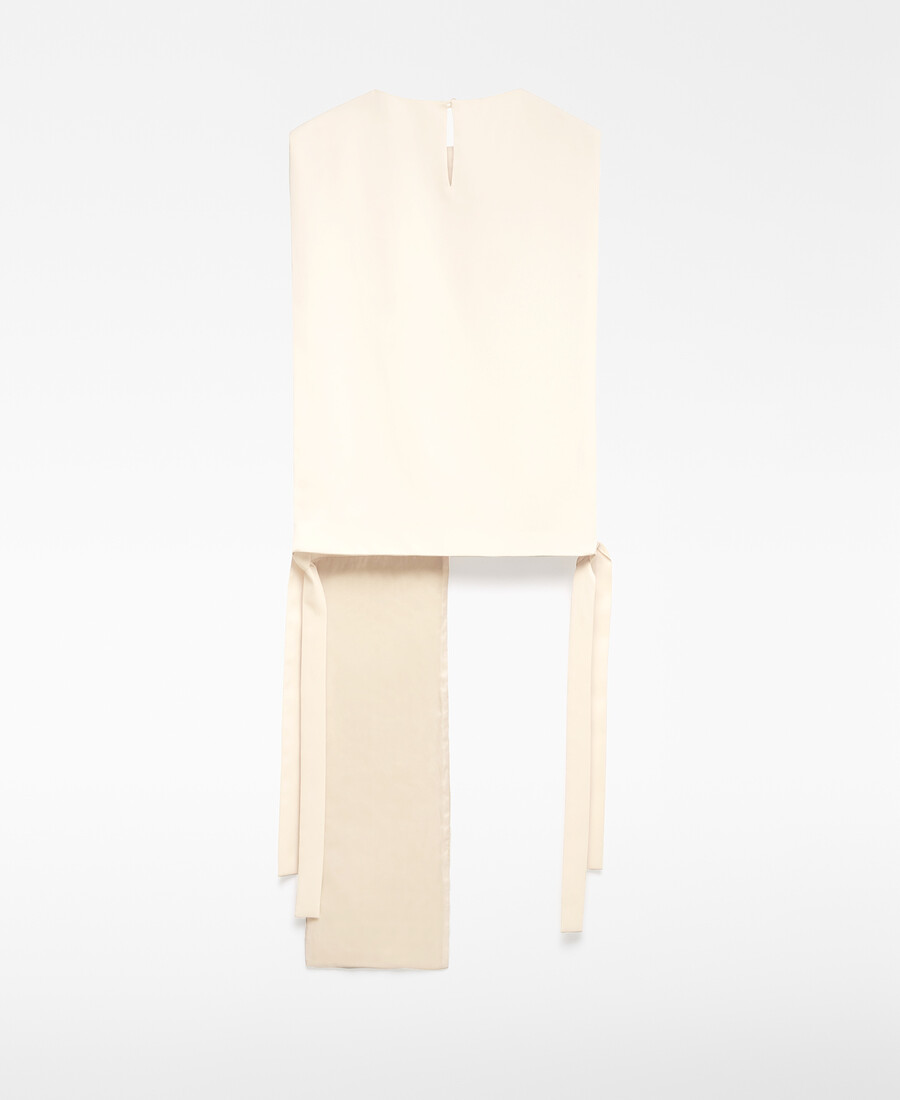 chaleco combinado asimétrico mujer
