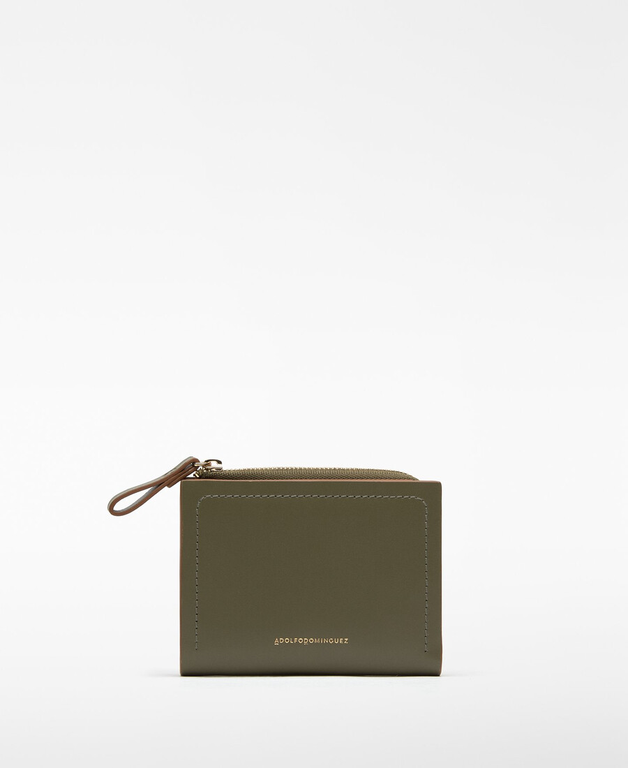 cartera de piel para mujer