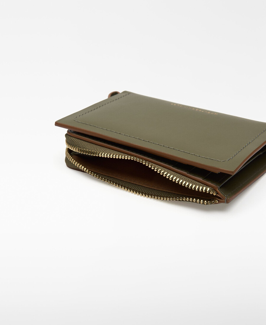 cartera de piel para mujer