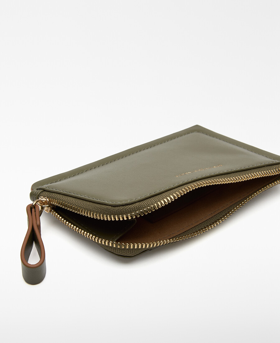 cartera pequeña de piel para mujer